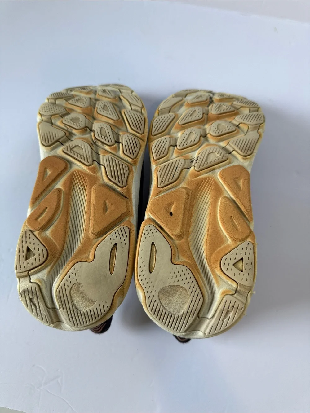 Hoka Women's Black Athletic Shoes with Rose Gold Logo
